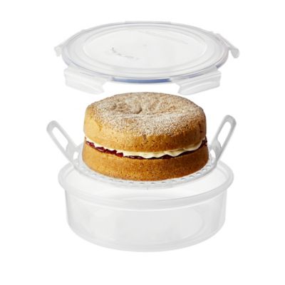 LocknLock Round Cake Carrier 24.5cm Dia. Lakeland