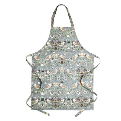 William Morris Blue Strawberry Thief Apron image(1)