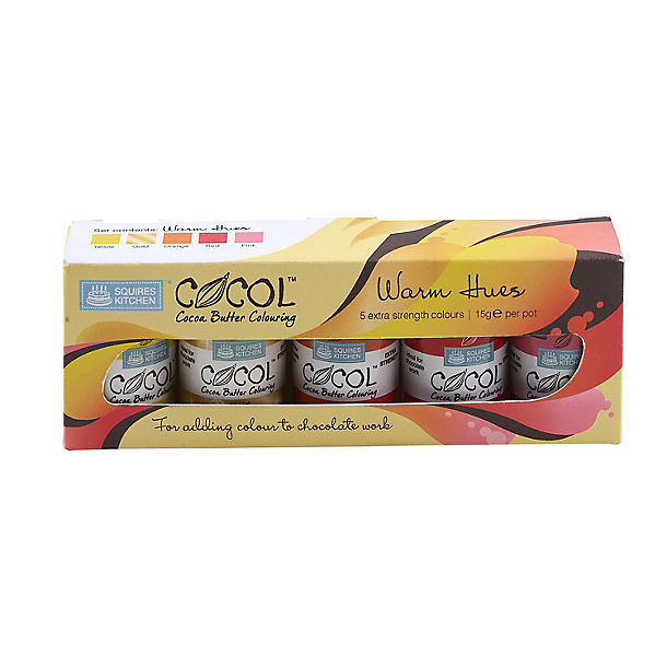 Cocol Warm Hues Chocolate Colouring Kit – Set of 5 image(1)