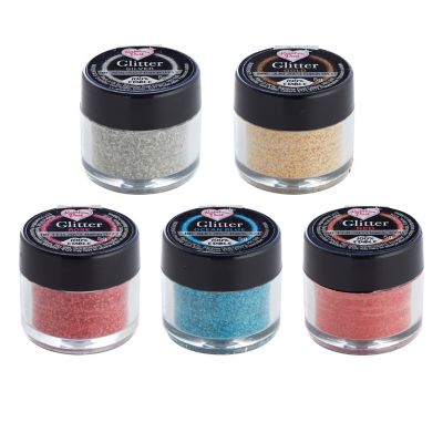 Rainbow Dust Edible Glitter Multipack – Set of 5 Assorted Colours image(2)