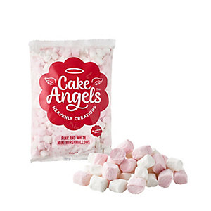 Cake Angel Pink and White Mini Decorating Marshmallows 150g