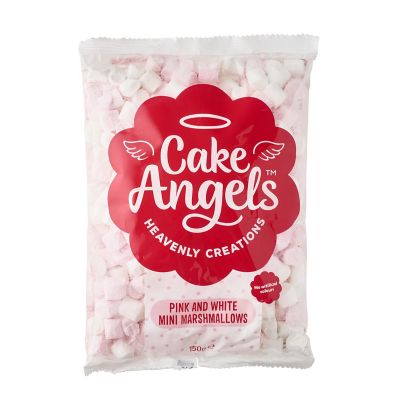 Cake Angel Pink and White Mini Decorating Marshmallows 150g image(4)