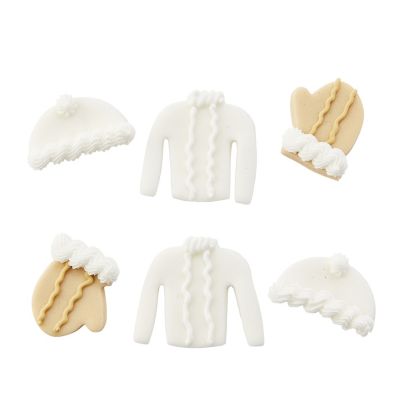 6 Winter Warmers Sugarcraft Cake Toppers image(1)