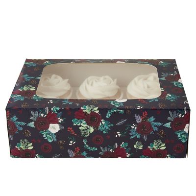 Winter Floral Cupcake Presentation Box image(2)