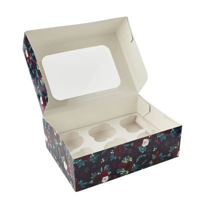 Winter Floral Cupcake Presentation Box image(3)