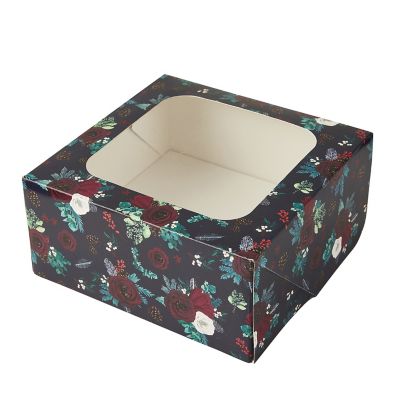 Winter Floral Square Treat Box image(1)