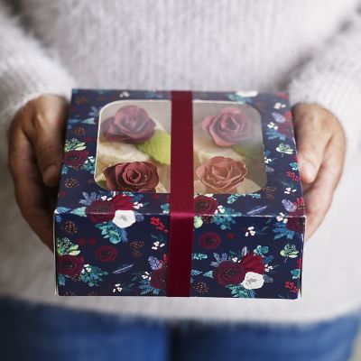 Winter Floral Square Treat Box image(2)