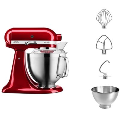 KitchenAid Artisan 185 Stand Mixer Candy Apple 4.8L 5KSM185PSBCA image(4)