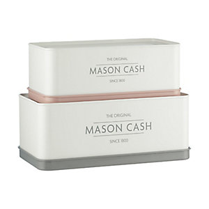 2 Mason Cash Loaf Storage Tins