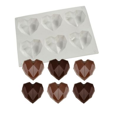 Heart Shaped Silicone Chocolate Mold, Chocolate Molds