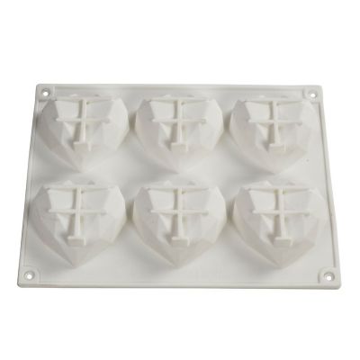 Lakeland Geometric Heart Silicone Mould image(4)