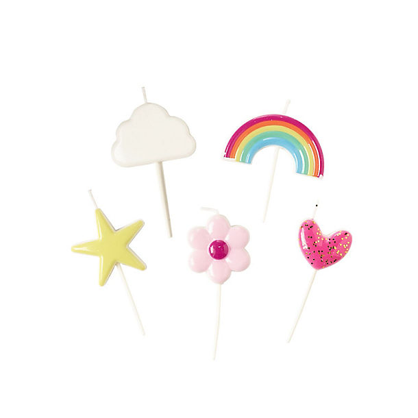 PME Party Rainbow Candle Set – Pack of 5 image(1)