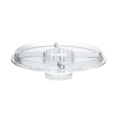 Multifunction Clear Acrylic Cake Stand and Serving Bowl  image(2)
