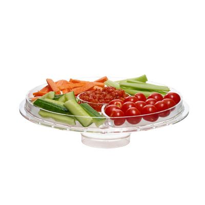 Multifunction Clear Acrylic Cake Stand and Serving Bowl  image(4)