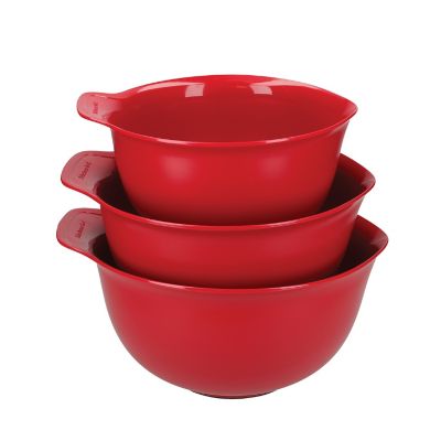 KitchenAid Set of 3 Mixing Bowls Red image(2)