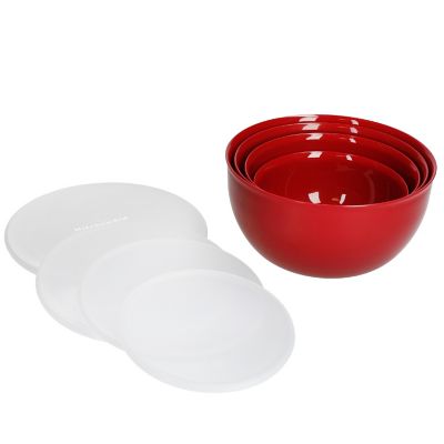 KitchenAid Set of 4 Prep Bowls with Lids - Empire Red image(2)