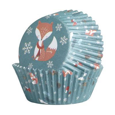 60 Woodland Fox Cupcake Cases image(1)