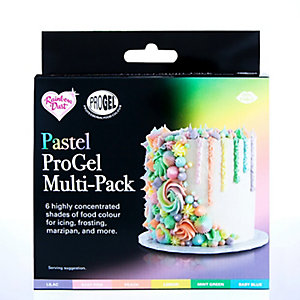 Rainbow Dust Renshaw ProGel Pastel Multipack 6 x 25g