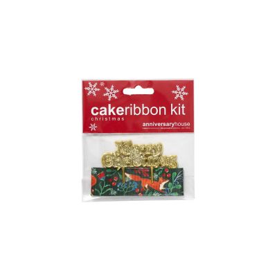 2 Piece Woodland Wonder Cake Decorating Set – Cake Ribbon and Cake Topper image(3)