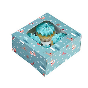 2 Woodland Wonder Cupcake Presentation Boxes