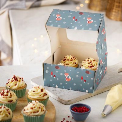 2 Woodland Wonder Cupcake Presentation Boxes image(2)