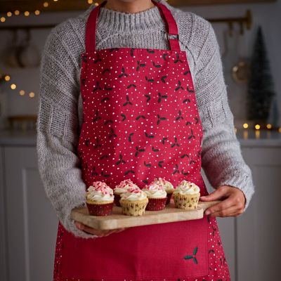 Lakeland Winter Berry Cotton Apron image(2)