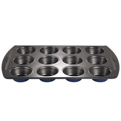 Lakeland Blue 12 Hole Deep Bun Tin image(1)