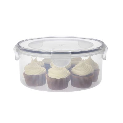 Lakeland Round Cake Storage Caddy with Locking Lid 23cm Dia. image(3)