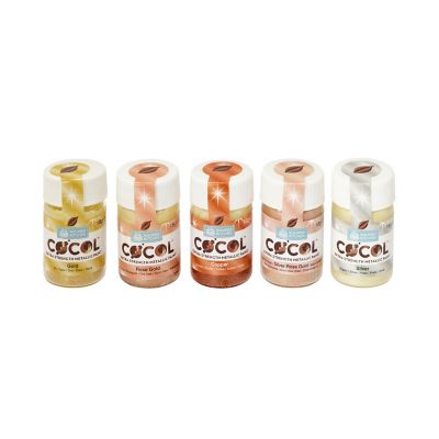 Cocol Metallics Chocolate Colouring Kit – Set of 5 image(1)