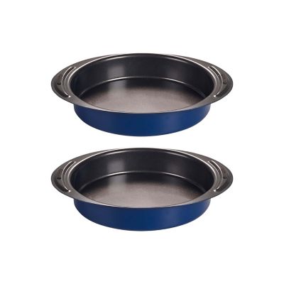 Set of 2 Lakeland Blue 20cm Sandwich Tins Lakeland