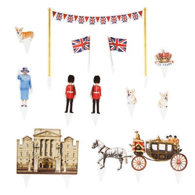 Talking Tables Right Royal Spectacle Cake Toppers – Pack of 12 image(1)