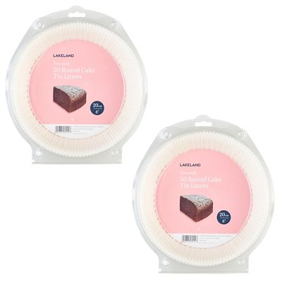 pk2 50 Lakeland 20cm Dia. Cake Tin Liner image(1)