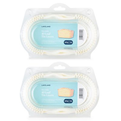 pk2 40 Lakeland 1lb  Loaf Tin Liners image(1)