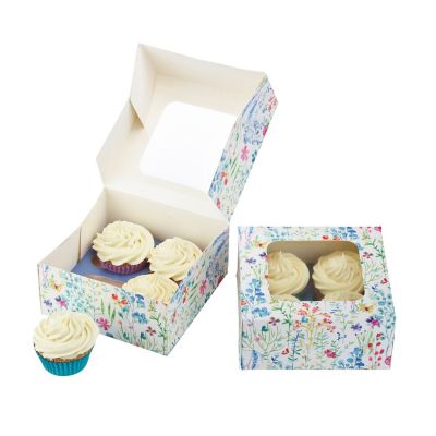 2 Summer Meadow Cupcake Boxes Lakeland
