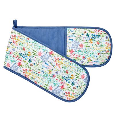 Stained Glass Window Oven Mitts and Pot Holders Sets Non-Slip Heat  Resistance Kitchen Gloves for BBQ Baking Grilling