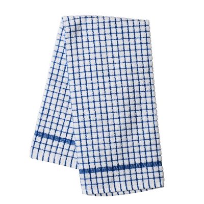 E-Cloth Blue Classic Check Dish Towel