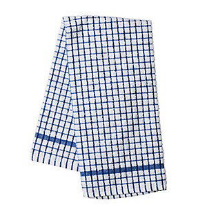 Lakeland Checked Tea Towel - Blue