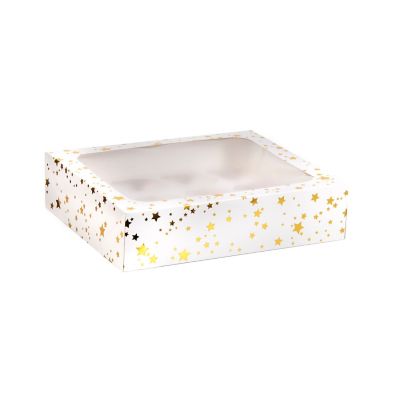 Luxe Star Print 12 Cupcake Box image(1)