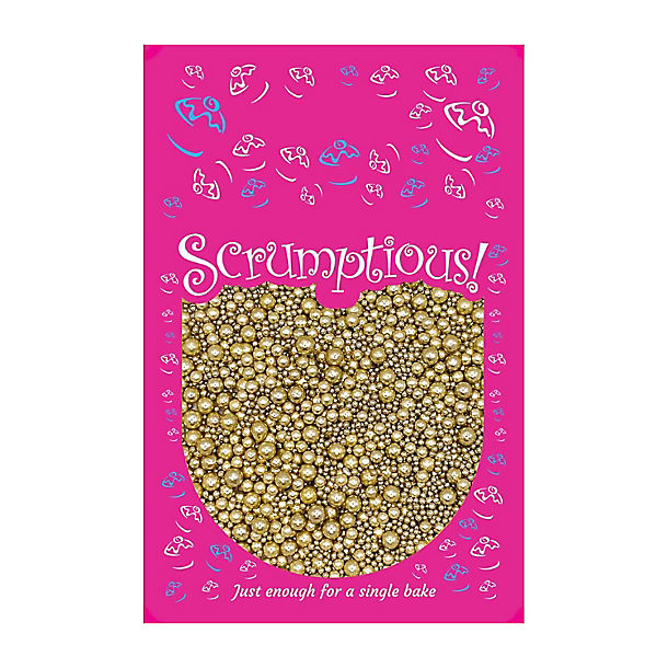 Scrumptious Gold Metallic Pearl Sprinkles  image(1)