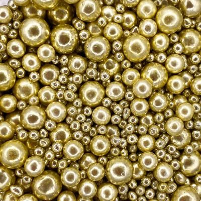 Scrumptious Gold Metallic Pearl Sprinkles  image(4)