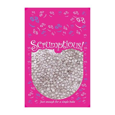 Scrumptious Silver Metallic Star Sprinkles  image(1)