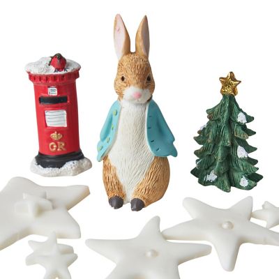Beatrix Potter Peter Rabbit Christmas Cake Topper Set image(3)