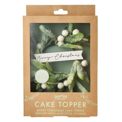 Merry Christmas Wreath Cake Topper image(6)