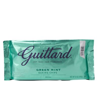 Guittard Green Mint Chocolate Baking Chips 340g image(3)
