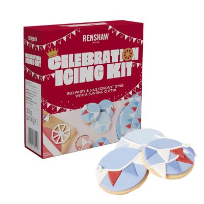 Renshaw Celebration Icing – 300g Red White and Blue image(1)
