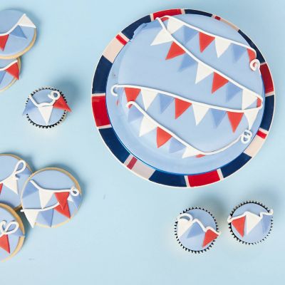 Renshaw Celebration Icing – 300g Red White and Blue image(3)