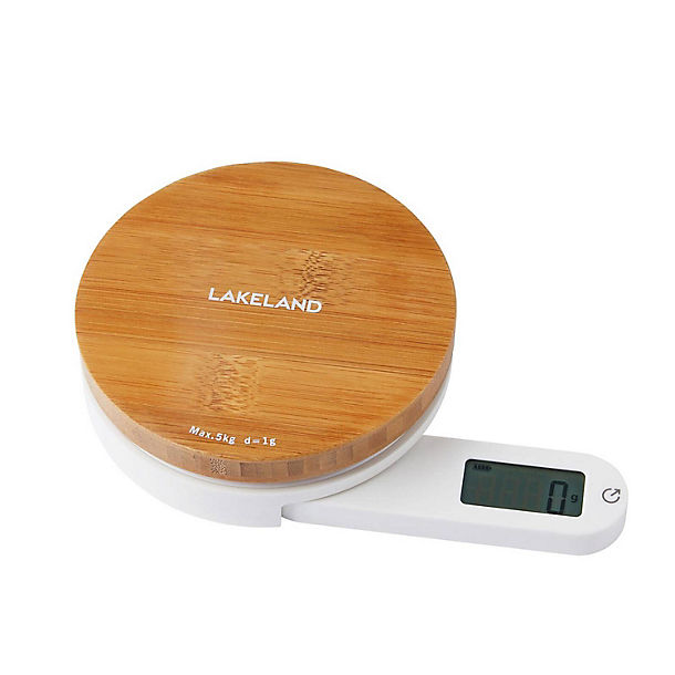 Lakeland Bamboo Battery-Free Kitchen Scales image(1)