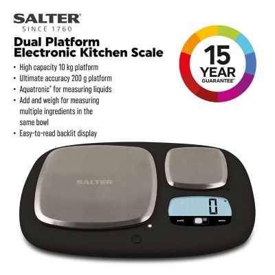 Salter Dual Platform Aquatronic Digital Kitchen Scales image(5)