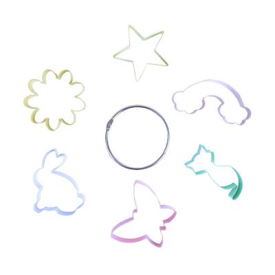 Lakeland 6-Piece Summertime Cookie Cutters On a Ring image(1)