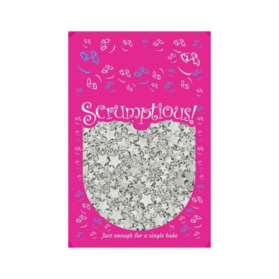 Glimmer Stars Silver Mix Sprinkles image(1)